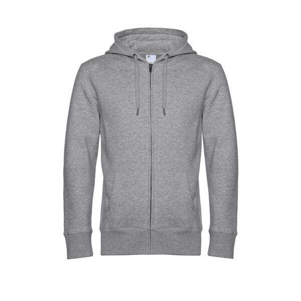 King zipped hood  felpa garzata con  cappuccio e zip 280gr - immagine 10