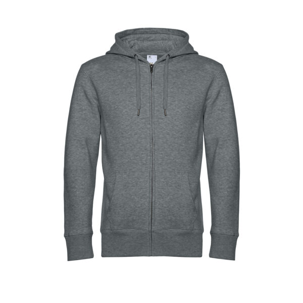 King zipped hood  felpa garzata con  cappuccio e zip 280gr - immagine 11