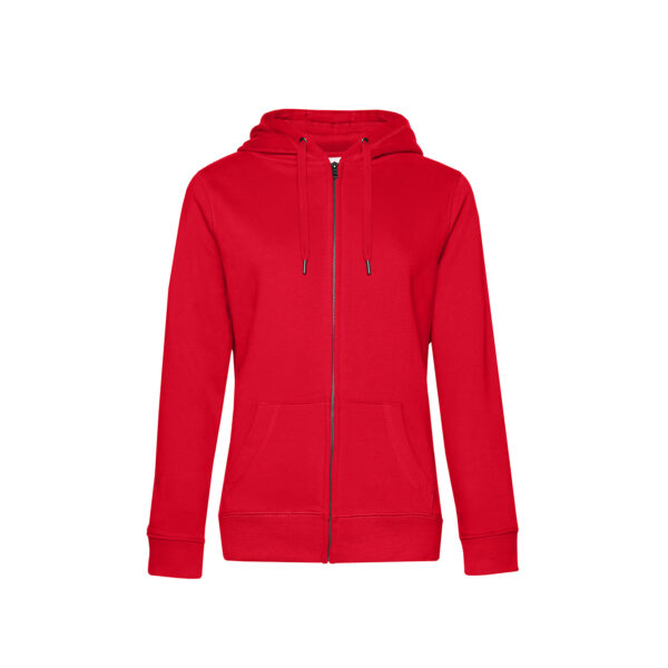 Queen felpa donna cappuccio zip lunga 280gr - immagine 3