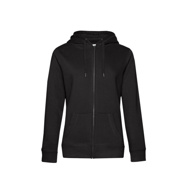 Queen felpa donna cappuccio zip lunga 280gr - immagine 4