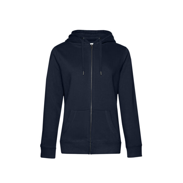 Queen felpa donna cappuccio zip lunga 280gr - immagine 5