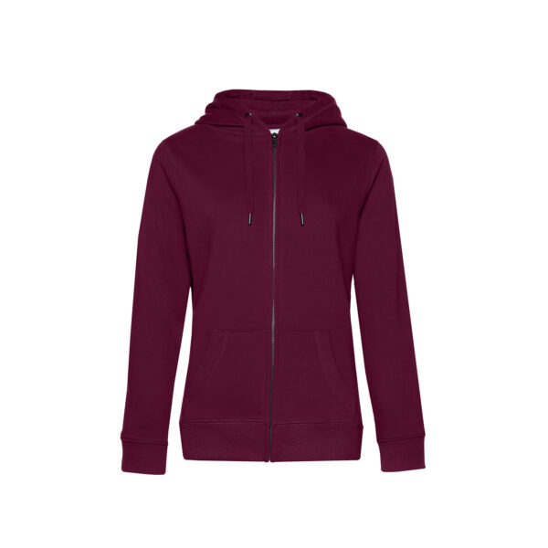 Queen felpa donna cappuccio zip lunga 280gr - immagine 6