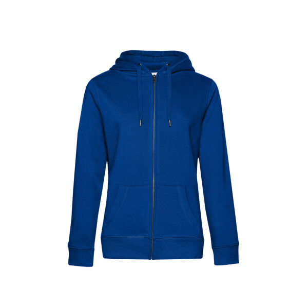 Queen felpa donna cappuccio zip lunga 280gr - immagine 7