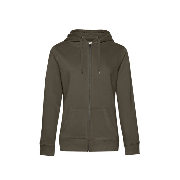 Queen felpa donna cappuccio zip lunga 280gr - immagine 8
