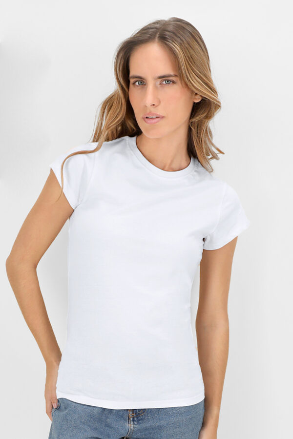 T-Shirt Economica Bianca Donna